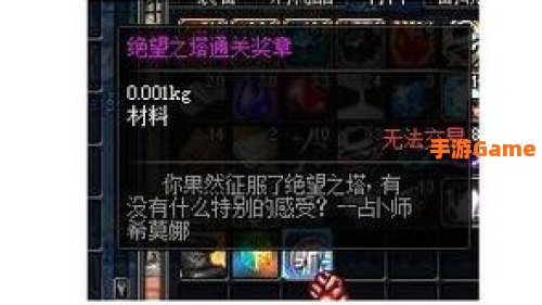 绝望之塔通关奖章